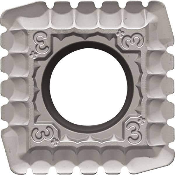 Kyocera - SPMT180616 NB3P Grade PR1210 Carbide Milling Insert - Megacoat Finish, 6.35mm Thick, 18mm Inscribed Circle - USA Tool & Supply