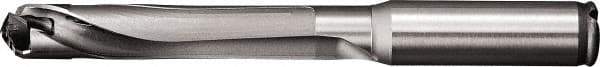 Kyocera - 30mm Max Drill Depth, 3xD, 9.99mm Diam, Indexable Insert Drill - 1 Insert, 10mm Shank Diam, Straight Shank - USA Tool & Supply