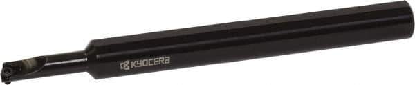 Kyocera - 0.62" Min Bore Diam, 6" OAL, 1/2" Shank Diam, S...SVJB Indexable Boring Bar - 1-1/4" Max Bore Depth, VBET 22.., VBGT 22.., VBGW 22.., VBMT 22.. Insert, Screw Holding Method - USA Tool & Supply