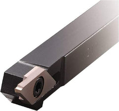 Kyocera - KTKFL, Left Hand Cut, TKF 16R/L... Insert, Indexable Cutoff Toolholder - 8mm Max Depth of Cut, 12mm Shank Width, 12mm Shank Height, 120mm OAL - USA Tool & Supply