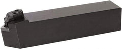 Kyocera - HSDN, Neutral Cut, 90° Lead Angle, 1-1/4" Shank Height x 1-1/4" Shank Width, Negative Rake Indexable Turning Toolholder - 6" OAL, SN.. 43.., SNG 45.., SNM 45.., SNU 45.. Insert Compatibility, Series HSDN - USA Tool & Supply