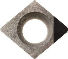 Kyocera - CCGW21.50.5 Grade KPD001 Polycrystalline Diamond (PCD) Turning Insert - Uncoated, 80° Diamond, 1/4" Inscr Circle, 3/32" Thick, 0.008" Corner Radius - USA Tool & Supply