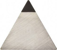 Kyocera - TPG322 Grade KPD001 Polycrystalline Diamond (PCD) Turning Insert - Uncoated, 60° Triangle, 3/8" Inscr Circle, 1/8" Thick, 1/32" Corner Radius - USA Tool & Supply