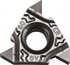 Kyocera - 16ER External Right Hand 48-16 Partial Profile 60° Laydown Threading Insert - Grade PR1115, TiAlN Coated Carbide, 9.53mm Inscribed Circle - USA Tool & Supply