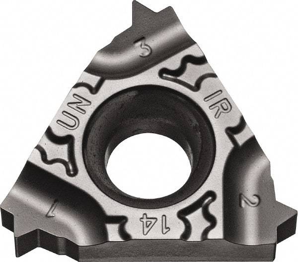 Kyocera - 16IR Internal Right Hand 12 UN Laydown Threading Insert - Grade PR1115, TiAlN Coated Carbide, 9.53mm Inscribed Circle - USA Tool & Supply