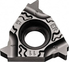 Kyocera - 16ER External Right Hand 19 Whitworth Laydown Threading Insert - Grade PR1115, TiAlN Coated Carbide, 9.53mm Inscribed Circle - USA Tool & Supply