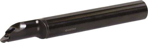 Kyocera - 31mm Min Bore Diam, 250mm OAL, 25mm Shank Diam, S-SVPC(B)-A Indexable Boring Bar - 51mm Max Bore Depth, VBGT 33.., VBGW 33.., VBMT 33.., VBMW 33.., VCGT 33.., VCGW 33.., VCMT 33.., VCMW 33.. Insert, Screw Holding Method - USA Tool & Supply