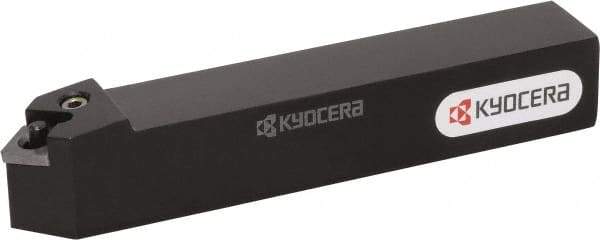 Kyocera - PSDN, Neutral Cut, 90° Lead Angle, 16mm Shank Height x 16mm Shank Width, Negative Rake Indexable Turning Toolholder - 100mm OAL, SN.. 33 Insert Compatibility, Series PSDN - USA Tool & Supply