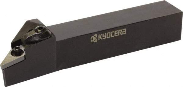 Kyocera - MVLN, Left Hand Cut, 95° Lead Angle, 25mm Shank Height x 25mm Shank Width, Negative Rake Indexable Turning Toolholder - 150mm OAL, VN.. 33 Insert Compatibility, Series MVLN - USA Tool & Supply