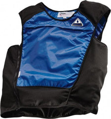 Techniche - Size 2XL, Black & Blue Cooling Vest - Pullover, Nylon, HyperKewl - USA Tool & Supply