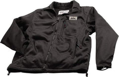 Techniche - Size S Heated & Water Resistant Jacket - Black, Nylon & Polyester, Zipper Closure - USA Tool & Supply