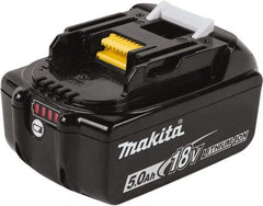 Makita - 18 Volt Lithium-Ion Power Tool Battery - 5 Ahr Capacity, Series LXT - USA Tool & Supply