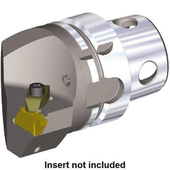 Kennametal - Insert Style NG 4R, 70mm Head Length, Left Hand Cut, Internal/External Modular Threading Cutting Unit Head - System Size KM4X63, 43mm Center to Cutting Edge, Series NE - USA Tool & Supply