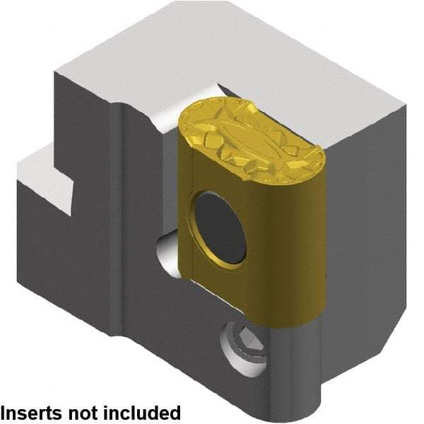 Kennametal - Series WLJN, Right Hand, WLJN Toolholder Compatibility, LNUX301960RRP Insert Compatibility, Indexable Turning Cartridge - Clamp Holding Method, 45mm OAL x 22.6mm OAW x 32mm OAH - USA Tool & Supply