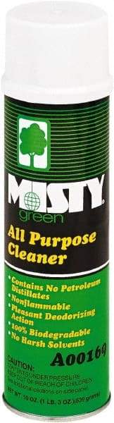 Misty - 19 oz Aerosol All-Purpose Cleaner - Foam, Disinfectant, Citrus - USA Tool & Supply