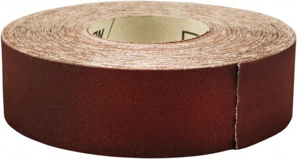 Norton - 2" x 50 Yd 150 Grit Aluminum Oxide Shop Roll - J Weighted Backing - USA Tool & Supply
