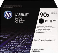 Hewlett-Packard - Black Toner Cartridge - Use with HP LaserJet Enterprise 600 M601, M602, M603, M4555 MFP - USA Tool & Supply