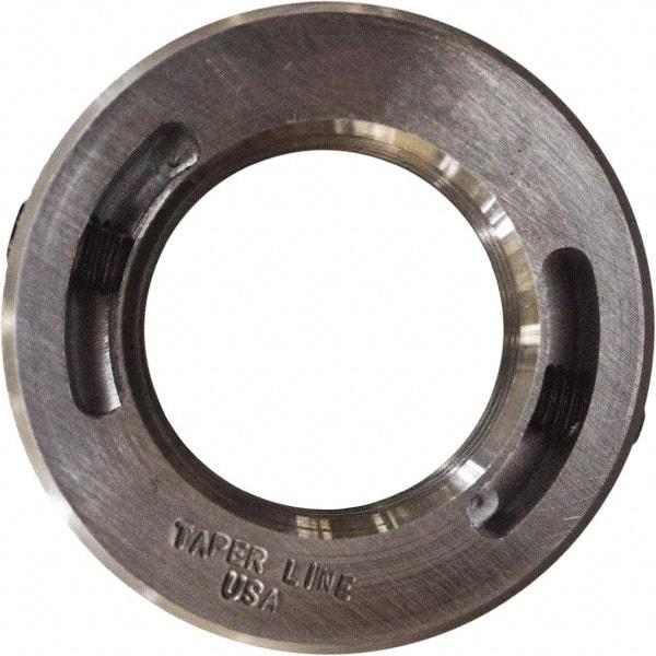 Taper Line - 1/2-20 Thread, Steel, One Piece Threaded Shaft Collar - 1-1/8" Outside Diam, 13/32" Wide - USA Tool & Supply