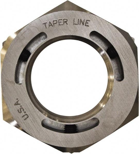 Taper Line - 1-14 Thread, 1" Bore Diam, 1-5/8" OD, Shaft Locking Device - 35/64" OAW - USA Tool & Supply