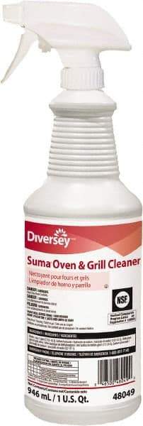 Diversey - 32 oz Spray Bottle Cleaner/Degreaser - Liquid, Disinfectant, Unscented - USA Tool & Supply