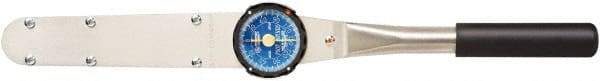 Sturtevant Richmont - 1/2" Drive Dial Torque Wrench - 40 N/m to 200 N/m Torque, 20.8" OAL, 2.5 N/m Graduation - USA Tool & Supply