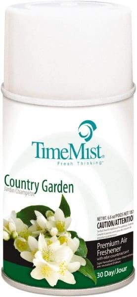 TimeMist - 6.6 oz Air Freshener Dispenser Canister Refill - Country Garden, Compatible with TimeMist Metered Fragrance Dispensers - USA Tool & Supply