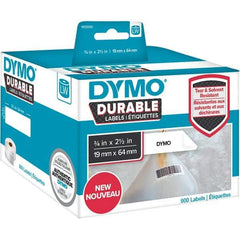 Dymo - Labels, Ribbons & Tapes Type: Barcode Labels Color: White - USA Tool & Supply