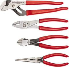 GearWrench - 4 Piece Plier Set - USA Tool & Supply