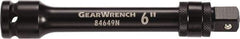 GearWrench - 1/2" Drive Standard Socket Extension - 12" OAL, Black Finish - USA Tool & Supply