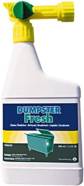 Suma - 32 oz Bottle Trash Can Deodorizer - Liquid, Floral Scent - USA Tool & Supply