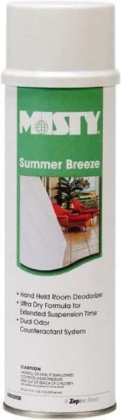 Misty - 10 oz Aerosol Can Air Freshener - Liquid, Summer Breeze Scent - USA Tool & Supply
