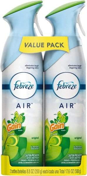 Febreze - 8.8 oz Aerosol Can Air Freshener - Liquid, Gain Original Scent - USA Tool & Supply