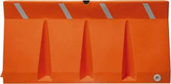 Diversified Plastics - Traffic Barricades Type: Traffic Barrier Barricade Height (Inch): 33-3/4 - USA Tool & Supply