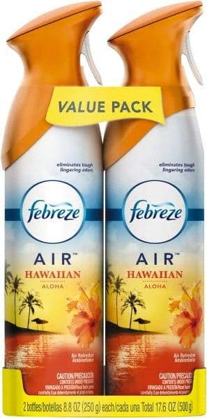 Febreze - 8.8 oz Aerosol Can Air Freshener - Liquid, Hawaiian Aloha Scent - USA Tool & Supply