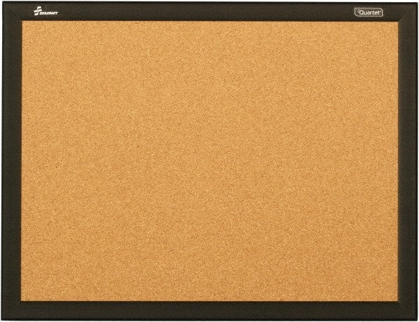 Ability One - Cork Bulletin Boards; Style: Open Cork Bulletin Board ; Color: Neutral Tan ; Material: Aluminum Frame ; Width (Inch): 48 ; Height (Inch): 36 - Exact Industrial Supply