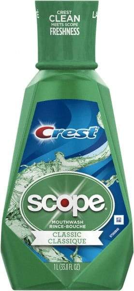 Crest - 33.8 oz Bottle Mouthwash - Mint Scent - USA Tool & Supply