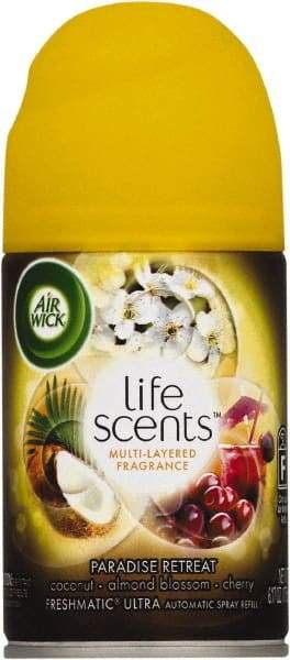 Air Wick - 6.17 oz Aerosol Can Air Freshener - Liquid, Paradise Retreat Scent, Environmentally Safe - USA Tool & Supply