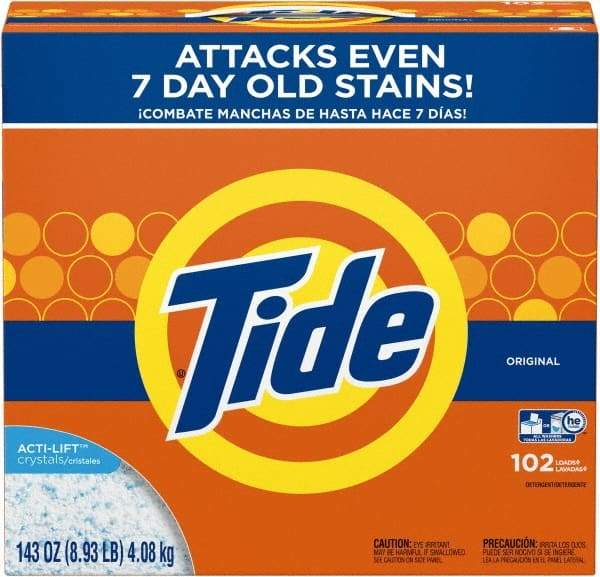 Tide - 143 oz Powder Laundry Detergent - USA Tool & Supply