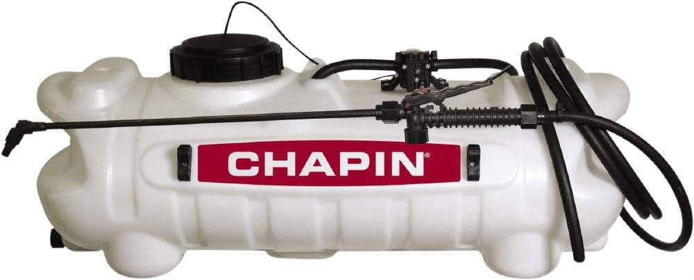 Chapin - 15 Gal Chemical Safe Garden Hand Sprayer - Use with Cleaners/Degreasers, Polyethylene Tank, Wide Mouth, Reinforced Hose - USA Tool & Supply