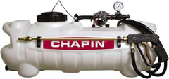 Chapin - 15 Gal Chemical Safe Garden Hand Sprayer - Use with Cleaners/Degreasers, Polyethylene Tank, Wide Mouth, Reinforced Hose - USA Tool & Supply