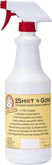 Bare Ground Solutions - 28oz of 1 Shot Graffiti Remover & Cleaner in a Trigger Sprayer - 1 Shot Graffiti Remover is a 100% biodegradable and all-natural cleaner removes grease, spray paint, tar, markers and pencil from hard surfaces. - USA Tool & Supply