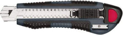 Clauss - Snap Utility Knife - 4-1/4" Blade, Plastic Handle, 8 Blades Included - USA Tool & Supply