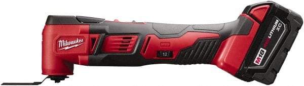 Milwaukee Tool - 18 Volt, Cordless Multi Tool Kit - 5,000 to 20,000 RPM, Battery Included - USA Tool & Supply