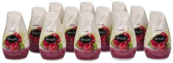 Renuzit - 7 oz Bottle Air Freshener - Gel, Raspberry Scent - USA Tool & Supply