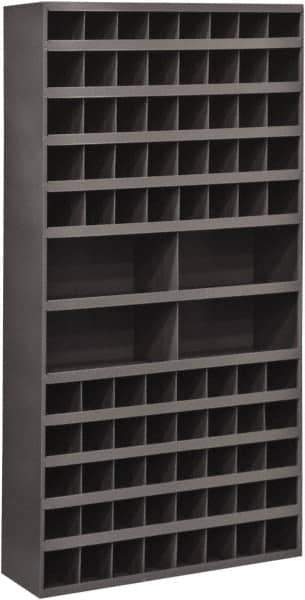 Durham - 84 Bin, Small Parts Storage Bin - 12" Deep x 35" Wide x 65" High - USA Tool & Supply