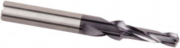 Kennametal - 8mm Body, 4.5mm Step Diam, 0.315" Diam Straight Shank, Solid Carbide Subland Step Drill Bit - USA Tool & Supply