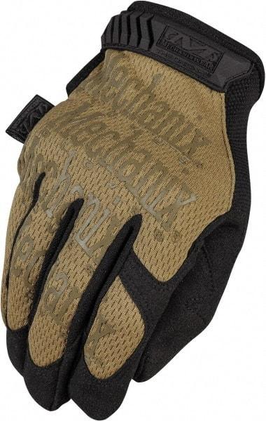 Mechanix Wear - Size 2XL (12) General Protection Work Gloves - For General Purpose, Uncoated, Hook & Loop Cuff, Full Fingered, Coyote, Paired - USA Tool & Supply