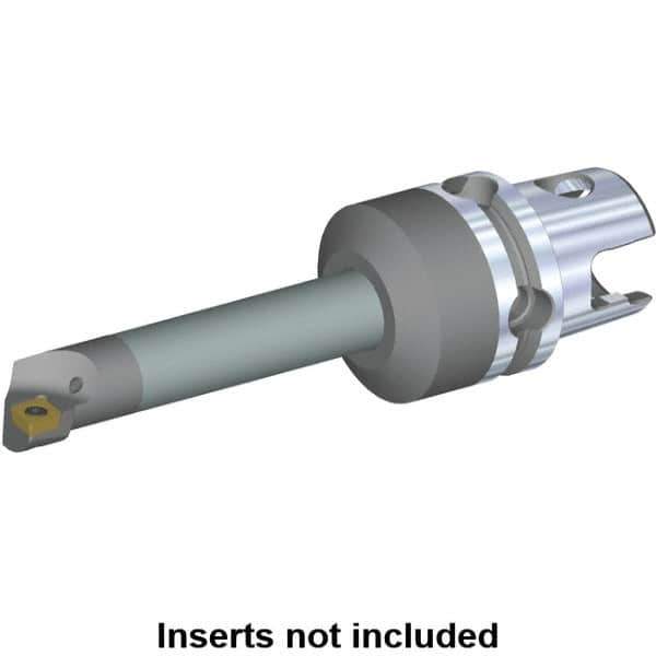 Kennametal - Right Hand Cut, 13mm Min Bore Diam, Size KM50 Carbide Modular Boring Cutting Unit Head - 1.9685" Max Bore Depth, Through Coolant, Compatible with CP.. - USA Tool & Supply
