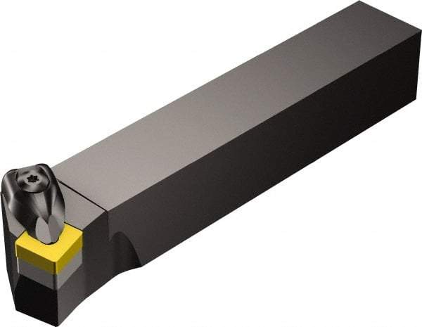 Sandvik Coromant - DSKN, Right Hand Cut, 15° Lead Angle, 1" Shank Height x 1" Shank Width, Negative Rake Indexable Turning Toolholder - 6" OAL, SNMG 12 04 08 Insert Compatibility, Series T-Max P - USA Tool & Supply