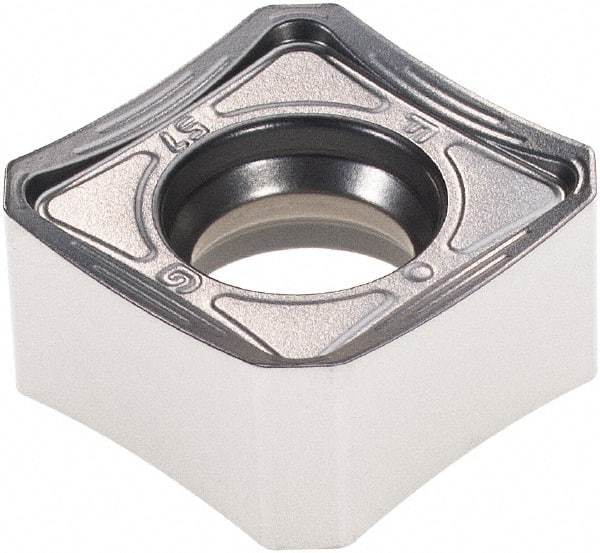Walter - SNGX1205 F57 Grade WSM35S Carbide Milling Insert - TiAlN/Al2O3/Al Finish, 0.252" Thick, 1/2" Inscribed Circle - USA Tool & Supply